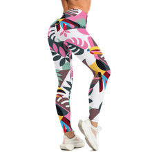 Cargar imagen en el visor de la galería, Pantalones Deportivos de Yoga Mallas de Fitness Ejercicio de Cintura Alta para Mujer SY010 Personalizados con Impresión Completa de una imagen con Foto Logo Patrón Texto
