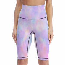 Cargar imagen en el visor de la galería, Pantalones Cortos de Yoga Ajustados Mallas de Fitness Deportes YJ047 Personalizados con Impresión Completa con Foto Logo Patrón Texto
