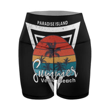 Cargar imagen en el visor de la galería, Pantalones Cortos de Yoga Mallas Deportivas Fitness Entrenamiento Cintura Alta para Mujer Y10A con Diseño Personalizados con Impresión Completa de una imagen con Foto Logo Patrón Texto
