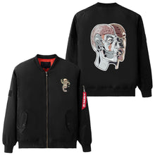 Cargar imagen en el visor de la galería, Chaqueta de Fuerza Aérea Casual Unisex para hombre mujer FS0818002 Personalizada Completa de Una Imagen con Foto Logo Patrón Texto
