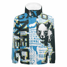 Cargar imagen en el visor de la galería, Chaqueta Corta Ligera Deportiva con Capucha Casual para Hombre A537 Personalizada con Impresión Completa de una imagen con Foto Logo Patrón Texto
