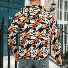 Cargar imagen en el visor de la galería, Chaqueta con Capucha Velcro de Deporte Multifuncional de Primavera Otoño Invierno para hombre A541 Personalizada con Impresión Completa de una imagen con Foto Logo Patrón Texto
