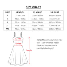 Cargar imagen en el visor de la galería, Vestido Espalda Abierta Sexy con Volantes de Tirantes para mujer NZ002 Personalizado con Impresión Completa de una imagen con Foto Logo Patrón Texto
