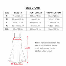 Cargar imagen en el visor de la galería, Vestido con Tirantes Sexy para Mujer NZ021 Personalizado con Impresión Completa de múltiples imágenes con Foto Logo Patrón Texto
