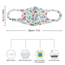 Cargar imagen en el visor de la galería, Máscara Mascarilla para Niños de Moda con Diseño Personalizado de Tus Imágenes o Nombres
