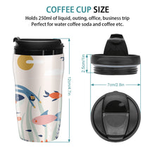 Cargar imagen en el visor de la galería, Taza de café con Tapa con Impresión Completa de Diseño Personalizado Personalizada de Tus Fotos o Textos Online
