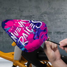 Cargar imagen en el visor de la galería, Funda Impermeable de Poliéster de Asiento de Bicicleta con Diseño Personalizado de Tus Patrones o Nombres

