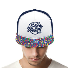 Cargar imagen en el visor de la galería, Snapback flat gorra para mujer /hombre Gorra de béisbol de goma Multicolores Personalizado Personalizada con Foto, Texto o Logo
