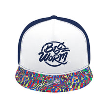 Cargar imagen en el visor de la galería, Snapback flat gorra para mujer /hombre Gorra de béisbol de goma Multicolores Personalizado Personalizada con Foto, Texto o Logo
