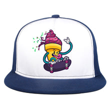 Cargar imagen en el visor de la galería, Gorra de Borde Plano de Béisbol con Diseño Personalizado de Tus Imágenes o Textos
