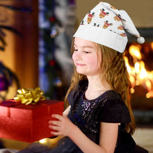 Cargar imagen en el visor de la galería, Gorro de Papá Noel de Felpa Corta con Diseño Personalizado de Tus Patrones o Nombres Online
