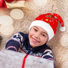 Cargar imagen en el visor de la galería, Gorro de Papá Noel para Niños de Poliéster con Diseño Personalizado de Tu Texto o Imagen
