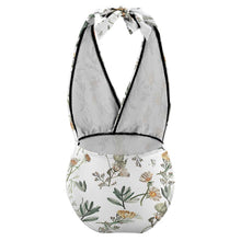 Cargar imagen en el visor de la galería, Bañador con Cuello Halter de Moda para Niñas NT044 Personalizado con Foto Logo Patrón Texto Impresión Completa
