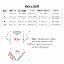 Cargar imagen en el visor de la galería, Bodysuit de Manga Corta para mujer JJ1209 Personalizado con Impresión Completa con Foto Logo Patrón Texto
