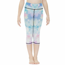 Cargar imagen en el visor de la galería, Leggings Deportivos de Ejercicio Pantalones Cortos de Yoga para Niños Niñas Chicas NT10 Personalizados con Impresión Completa con Foto Logo Patrón Texto
