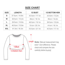 Cargar imagen en el visor de la galería, Camiseta / Crop Top de Manga Larga Sexy para Mujer NZ108 Personalizada con Impresión Completa con Foto Logo Patrón Texto
