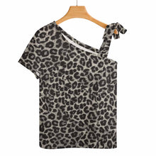 Cargar imagen en el visor de la galería, Mangas cortas para mujer con lazo en una sola bandolera , ZT NZ2205191 (imagen única) personalizada con foto, texto o logo
