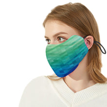 Cargar imagen en el visor de la galería, Máscara Mascarilla con Filtro de Poliéster con Diseño Personalizado de Tu Nombre o Imagen
