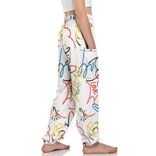 Cargar imagen en el visor de la galería, Pantalones deportivos Pantalones casuales con cintura elástica para niños niñas NT204 Personalizados con Impresión Completa de múltiples imágenes con Foto Logo Patrón Texto
