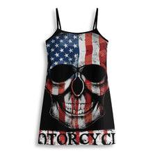 Cargar imagen en el visor de la galería, Vestido Casual Deportivo sin Mangas con Tirantes para mujer NZ049 con Diseño Personalizado con impresión completa de una imagen con Foto Logo Patrón Texto
