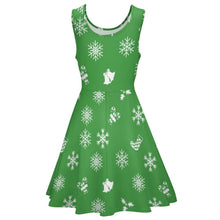 Cargar imagen en el visor de la galería, Vestido sin Mangas con Cuello Redondo y Dobladillo Grande Empalme para mujer TQ NZ2202055 Personalizado de múltiples imágenes con impresión completa con Foto Logo Patrón Texto
