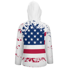 Cargar imagen en el visor de la galería, Sudadera Deportiva con Capucha y Botones para mujer QH Personalizada con impresión completa de una imagen con Foto Logo Patrón Texto
