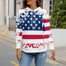 Cargar imagen en el visor de la galería, Sudadera Deportiva con Capucha y Botones para mujer QH Personalizada con impresión completa de una imagen con Foto Logo Patrón Texto
