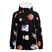 Cargar imagen en el visor de la galería, Chaqueta Manga Larga Ligera de Moda Deportiva con Estampado protegido de Viento Lluvia para Mujer A541 Personalizada con Impresión Completa de múltiples imágenes con Foto Logo Patrón Texto
