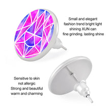 Cargar imagen en el visor de la galería, Aretes de Aleación con Impresión Directa UV de Diseño Personalizado con Tu Texto y Foto

