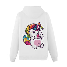 Cargar imagen en el visor de la galería, Sudadera Suelta de Algodón con Capucha y Bolsillo Canguro para Mujer FS0816016 Personalizada con Impresión Trasera con Foto Logo Patrón Texto
