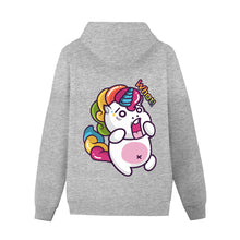 Cargar imagen en el visor de la galería, Sudadera Suelta de Algodón con Capucha y Bolsillo Canguro para Mujer FS0816016 Personalizada con Impresión Trasera con Foto Logo Patrón Texto
