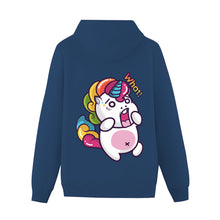 Cargar imagen en el visor de la galería, Sudadera Suelta de Algodón con Capucha y Bolsillo Canguro para Mujer FS0816016 Personalizada con Impresión Trasera con Foto Logo Patrón Texto
