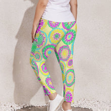 Cargar imagen en el visor de la galería, Leggings elásticos Pantalones deportivos de yoga talla grande para mujer UP Personalizados con Impresión Completa de múltiples imágenes con Foto Logo Patrón Texto
