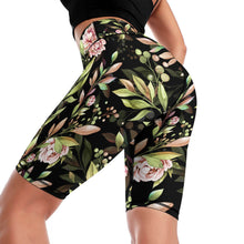 Cargar imagen en el visor de la galería, Pantalones de Yoga 1/2 Bolsillo Leggings de Yoga Cintura Alta para Mujer Y011B Personalizados con Impresión Completa de una imagen con Foto Logo Patrón Texto
