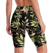Cargar imagen en el visor de la galería, Pantalones de Yoga 1/2 Bolsillo Leggings de Yoga Cintura Alta para Mujer Y011B Personalizados con Impresión Completa de una imagen con Foto Logo Patrón Texto
