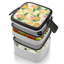 Cargar imagen en el visor de la galería, Caja de almuerzo de doble capa / Bento / Lonchera Plástica XB0602028 Personalizada con Impresión Completa con Foto Logo Patrón Texto
