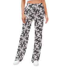 Cargar imagen en el visor de la galería, Pantalones de yoga rectos con cordones para mujer XP Personalizados con Impresión Completa de una imagen con Foto Logo Patrón Texto
