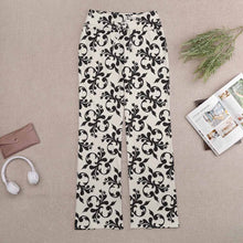 Cargar imagen en el visor de la galería, Pantalones de yoga rectos con cordones para mujer XP Personalizados con Impresión Completa de una imagen con Foto Logo Patrón Texto
