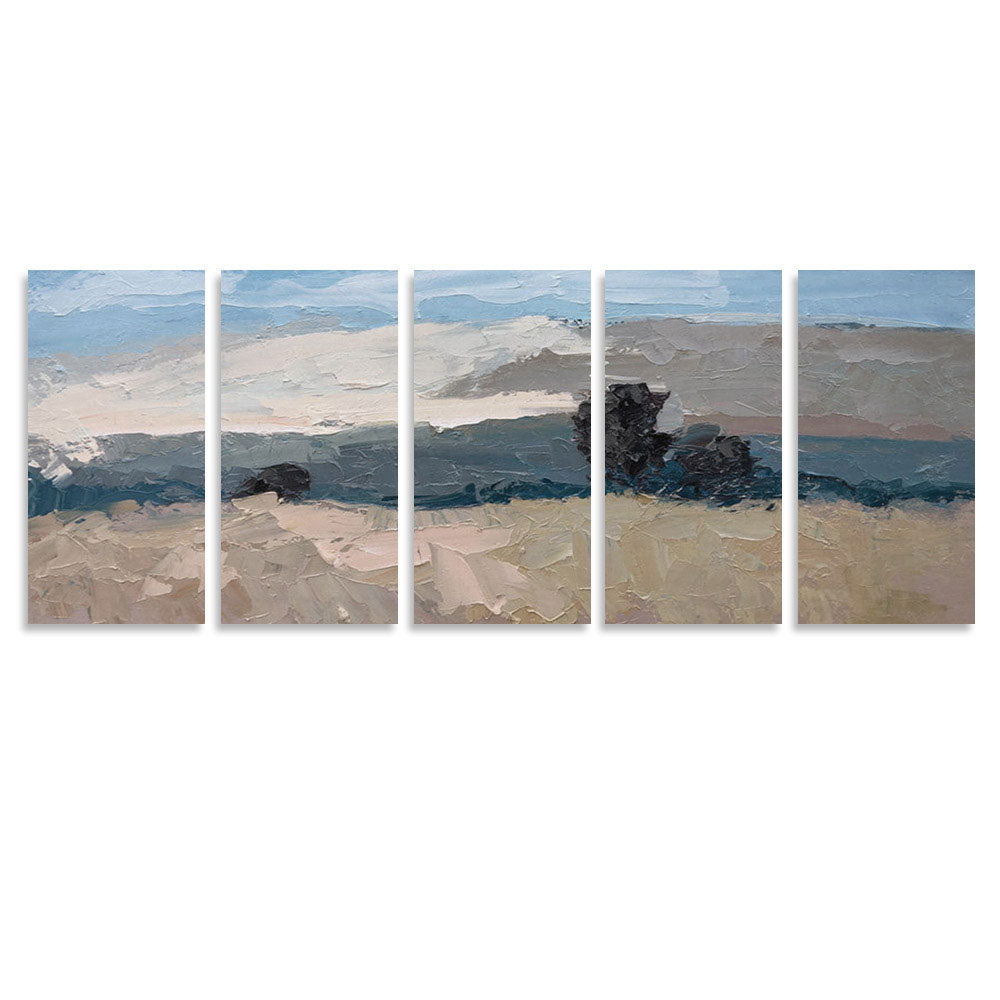 Versión Vertical 1: 2 Póster Cuadro Colgante Imagen completa 5 paneles Cuadros de pared 5 partes Pintura de Lienzo GY0903227 Personalizado Personalizada con Foto, Texto o Logo