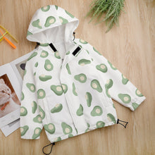Cargar imagen en el visor de la galería, Chaqueta con capucha velcro manga larga para niños niñas A541 Personalizada con Impresión Completa de múltiples imágenes con Foto Logo Patrón Texto
