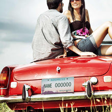 Cargar imagen en el visor de la galería, Placa de matrícula de coche de hierro (15 × 30 cm) QC1101006 Personalizado Personalizada con Foto, Texto o Logo
