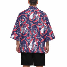 Cargar imagen en el visor de la galería, Chaqueta / Camisa estilo kimono de moda para hombre ZS904 Personalizada con Impresión Completa con Foto Logo Patrón Texto
