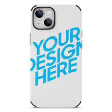Cargar imagen en el visor de la galería, Fundas de cuero de fibra de iPhone 13 Serie Personalizadas con Foto Logo Patrón Texto
