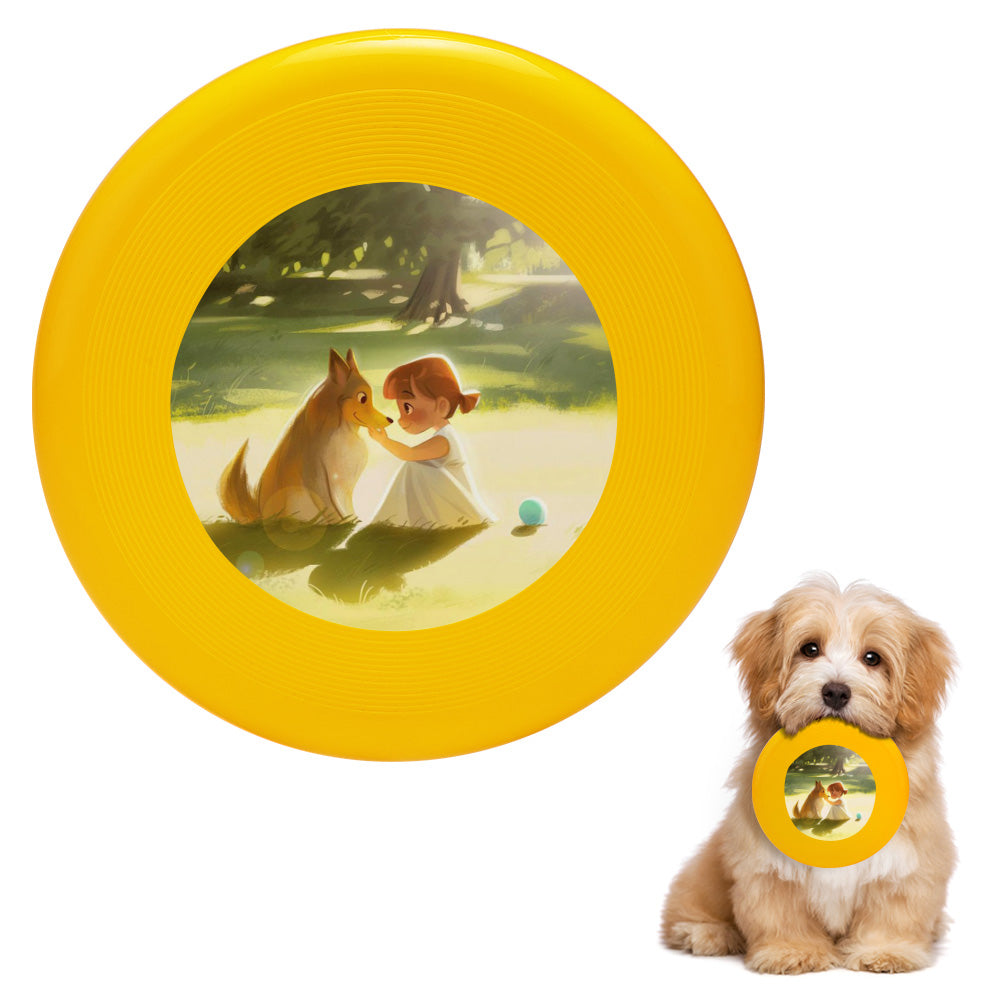 Nerf Dog Juguete de PC frisbee para perro, disco volador para cachorros, juguete para reaccionar más rápido, juguetes interactivos para perros pequeños, medianos y ligeros CW1505000  Personalizado Personalizada con Foto, Texto o Logo
