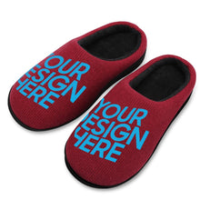 Cargar imagen en el visor de la galería, Pantuflas de Algodón Avanzado para Mujer con Diseño Personalizado Personalizada de Tus Imágenes o Nombres
