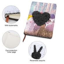 Cargar imagen en el visor de la galería, Cuaderno de lentejuelas para niñas y niños BG1613016 Personalizado Personalizada con Foto, Texto o Logo
