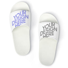 Cargar imagen en el visor de la galería, Chanclas de Baño Playa Piscina de PVC / Zapatillas Antideslizantes Verano para Mujer Hombre Verano FS0807021 Personalizadas con Impresión Completa de Múltiples Imágenes con Foto Logo Patrón Texto
