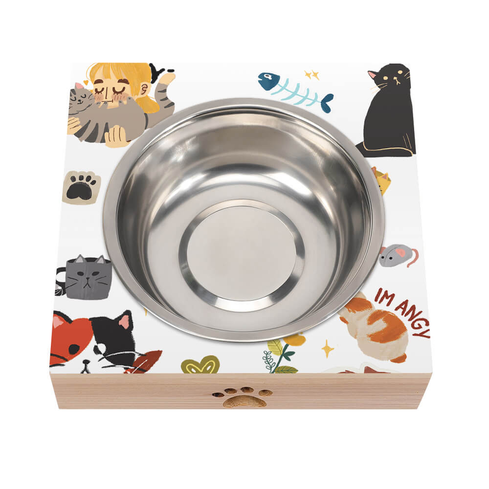 Tazón Cuenco de acero inoxidable para perros y gatos CW1506000  Personalizado Personalizada con Foto, Texto o Logo