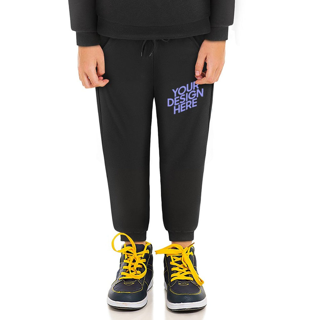 Pantalones casuales Pantalones deportivos con cordón elástico para niños adolescentes FS0828003 Personalizados de una imagen con Foto Logo Patrón Texto