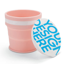 Cargar imagen en el visor de la galería, Taza Botella de agua plegable de silicona para niños  JJ0520063 Personalizado Personalizada con Foto, Texto o Logo

